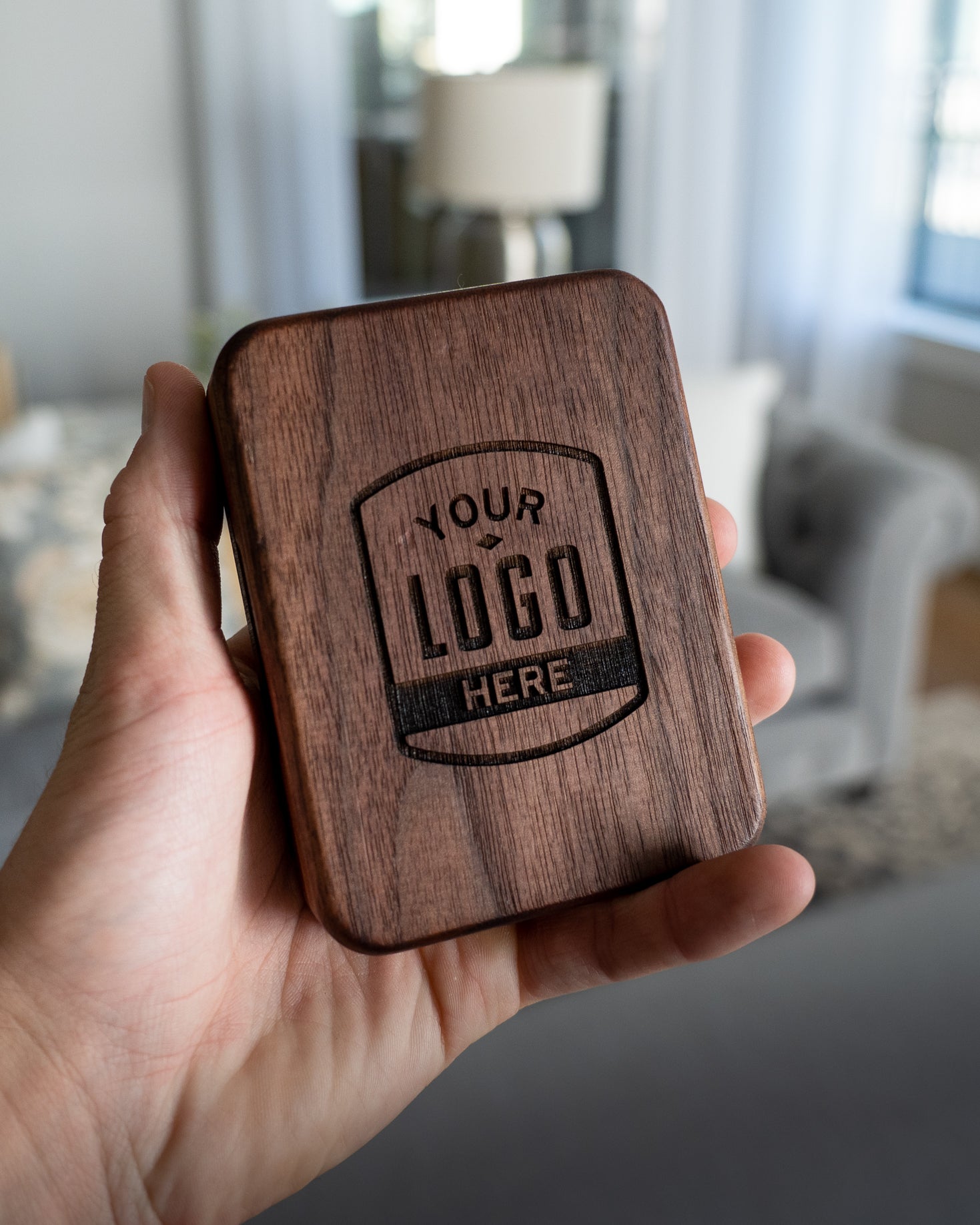 Custom Logo Magnetic Card Case